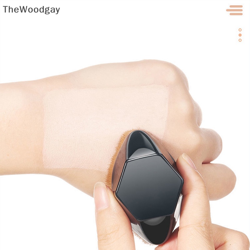 Thewoodgay six Bộ Cọ Trang Điểm Nền Dạng Lỏng Thân Tổng Hợp Mềm Mại Cho Nữ