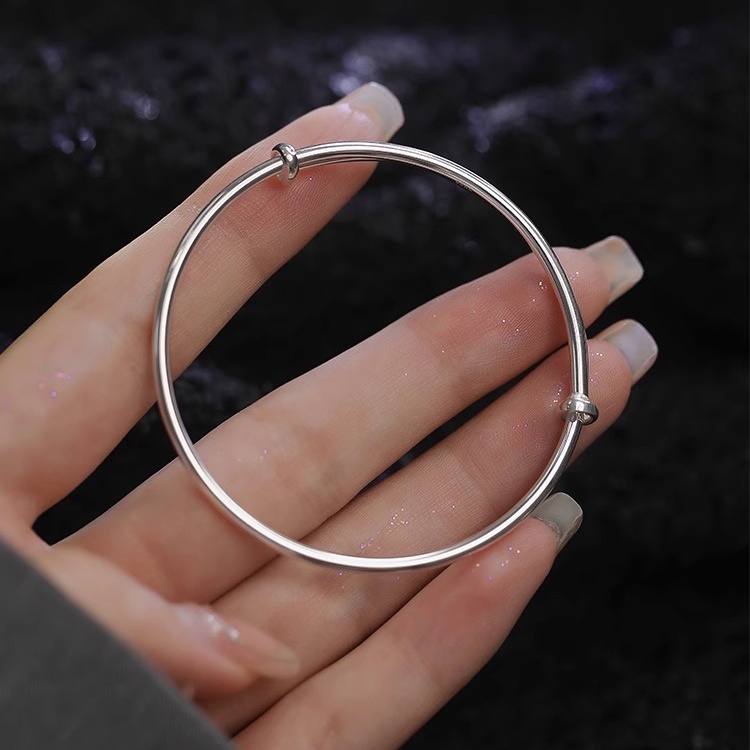 Thời Trang Vòng Tay Màu Trơn Đơn Giản Có Thể Điều Chỉnh Kích Thước