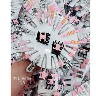 Set kẹp 11 món kẹp tóc cute cho nữ
