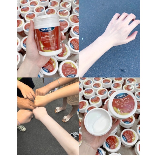 Kích Trắng Toàn Thân Siêu Trắng Vaseline 70x Đỏ