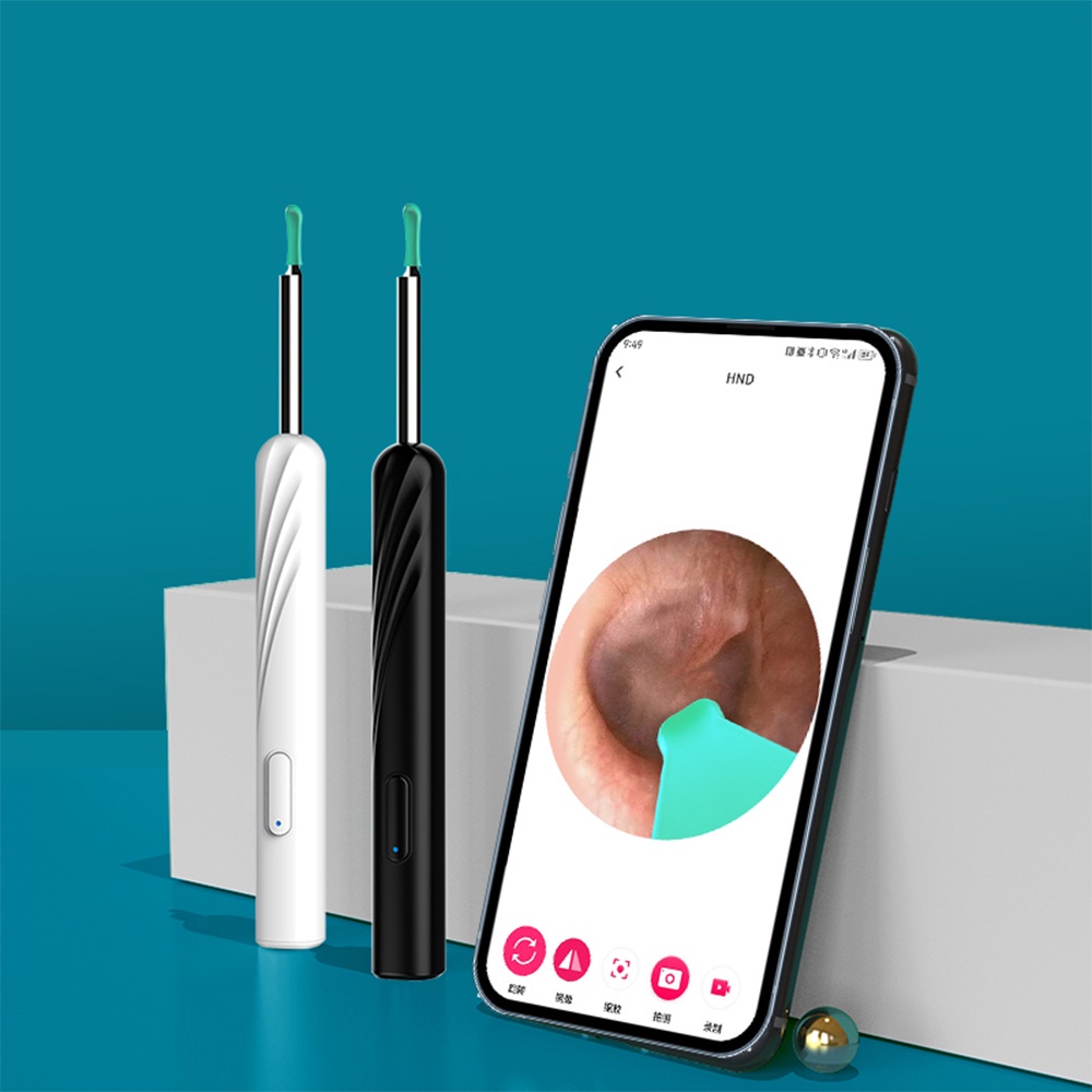 Dụng Cụ Lấy Ráy Tai Thông Minh hd 3.9mm Cho Người Lớn Và Trẻ Em