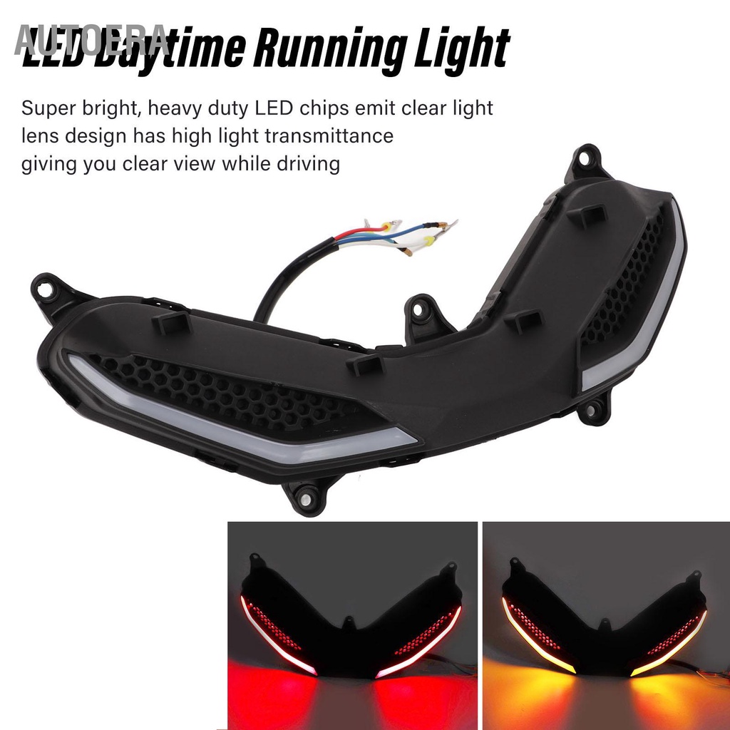 AutoERA Đèn pha xe máy LED chạy ban ngày với đèn báo rẽ cho động cơ Y15ZR V1 V2