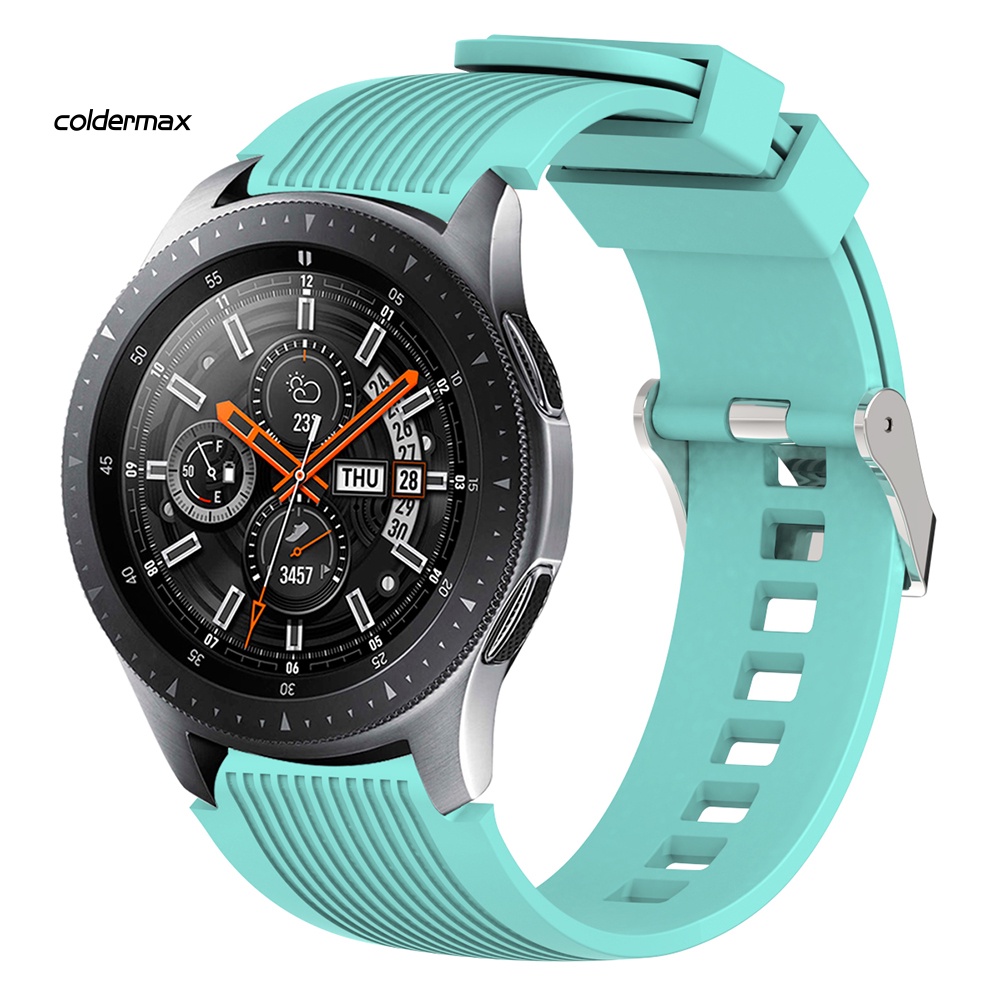 Dây Đeo Bằng silicone Khóa Kim Loại 20mm 22mm Cho Đồng Hồ Thông Minh samsung gear s4 s3 2 s380