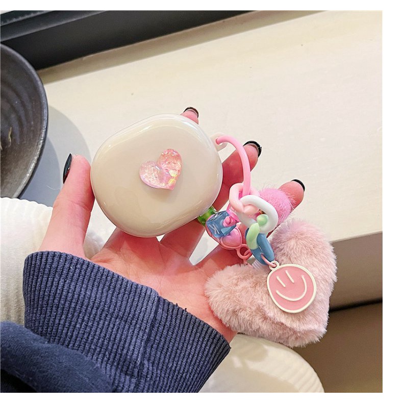 Hoạt Hình Vỏ Bảo Vệ Hộp Sạc Tai Nghe samsung galaxy buds live / buds2 pro galaxy buds 2 pro Bằng tpu silicone Có Móc Khóa