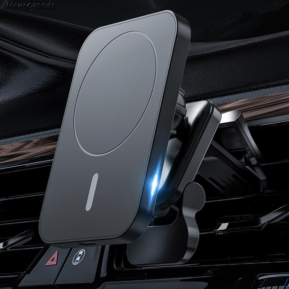 Đế Sạc Điện Thoại Không Dây Từ Tính Gắn Lỗ Thông Gió Xe Hơi Cho magsafe iphone 12 mini 14 13 12