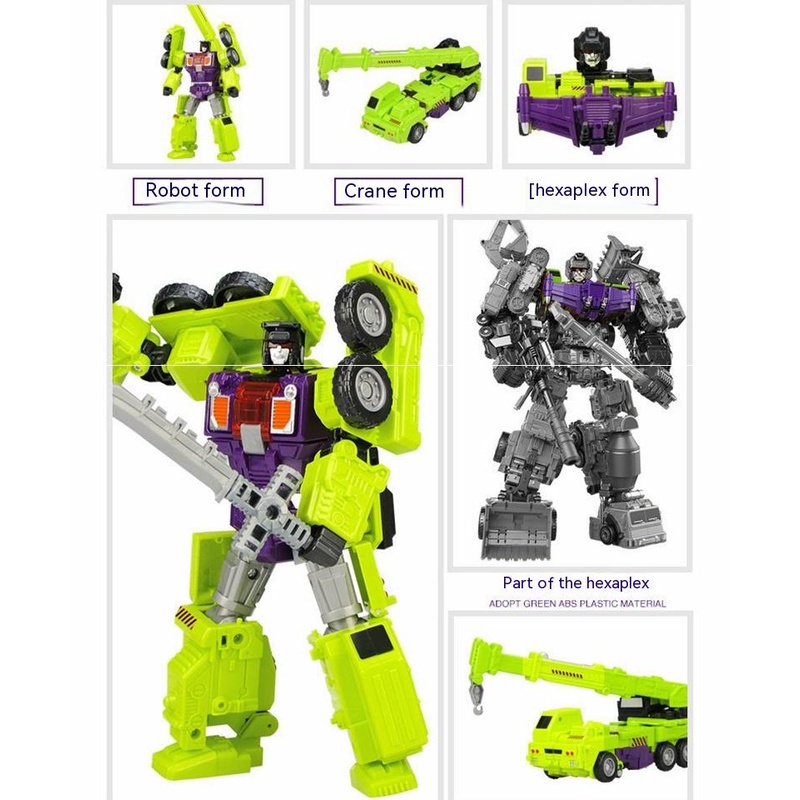 Mô Hình Đồ Chơi Xe Biến Hình Rô Bốt 6 Trong 1