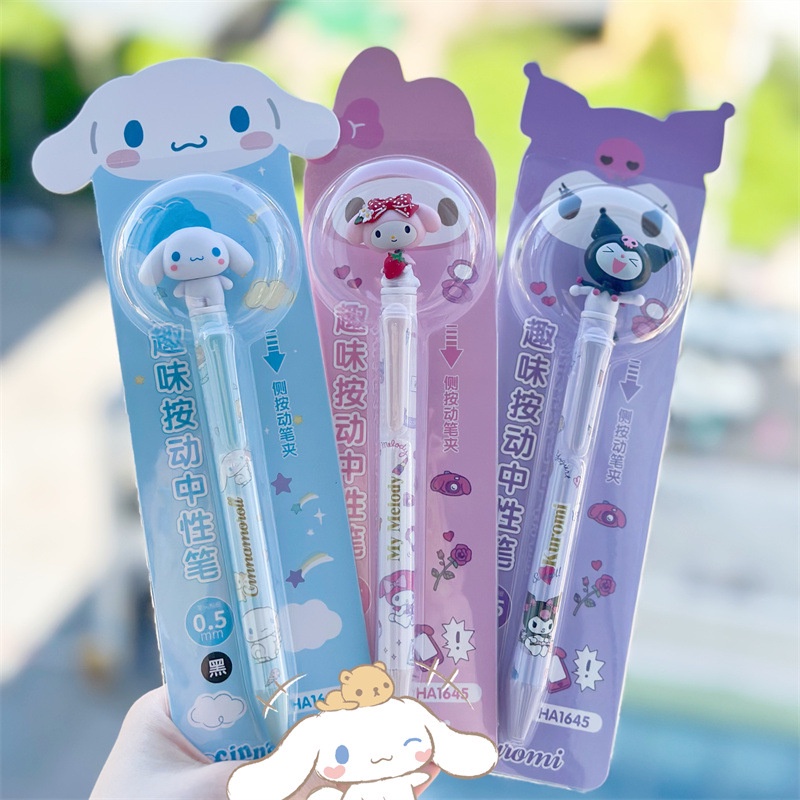 Sanrio Bút Bi Nước Ngòi 0.5mm Hình Búp Bê kuromi