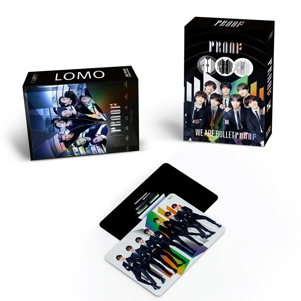 Set 55 Tấm Ảnh Lomo Card Nhóm Nhạc BTS