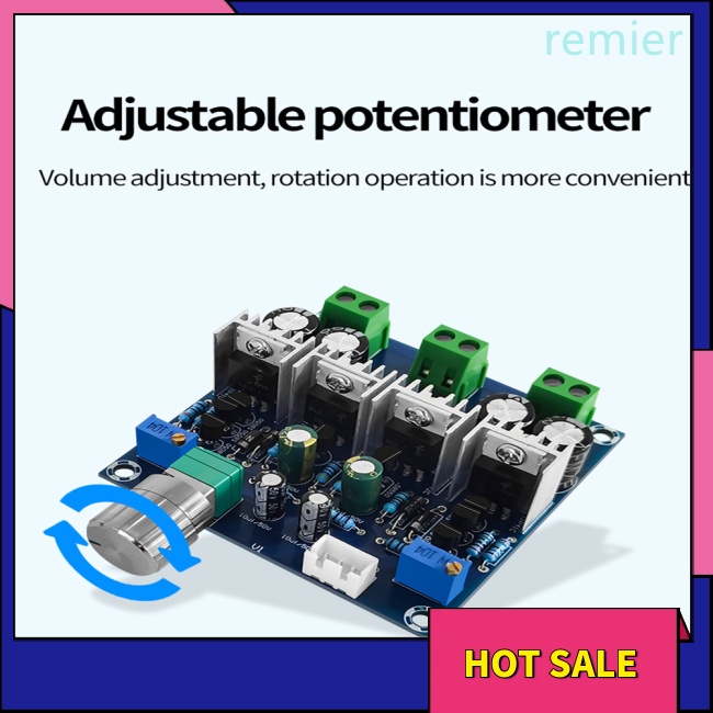 Bảng Mạch Khuếch Đại Âm Thanh tip41c tip42c xh-a851 15w * 2 Chuyên Dụng Cho Loa Gia Đình