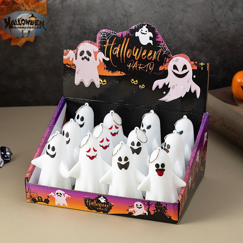Xuan Đèn led Hình Ma Ánh Sáng Trắng Trang Trí Nhà Cửa Dịp halloween