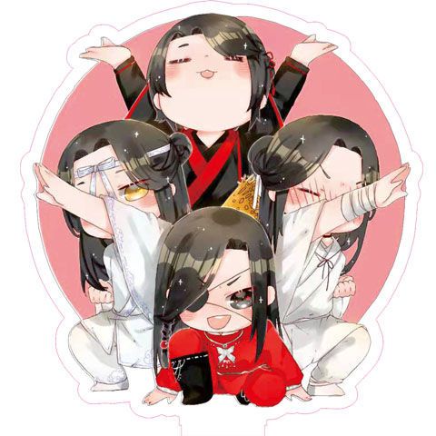 Mô hình Standee Hệ thống tự cứu của nhân vật phản diện Lạc Băng Hà Thẩm Thanh Thu manhua chibi BL decor góc học tập
