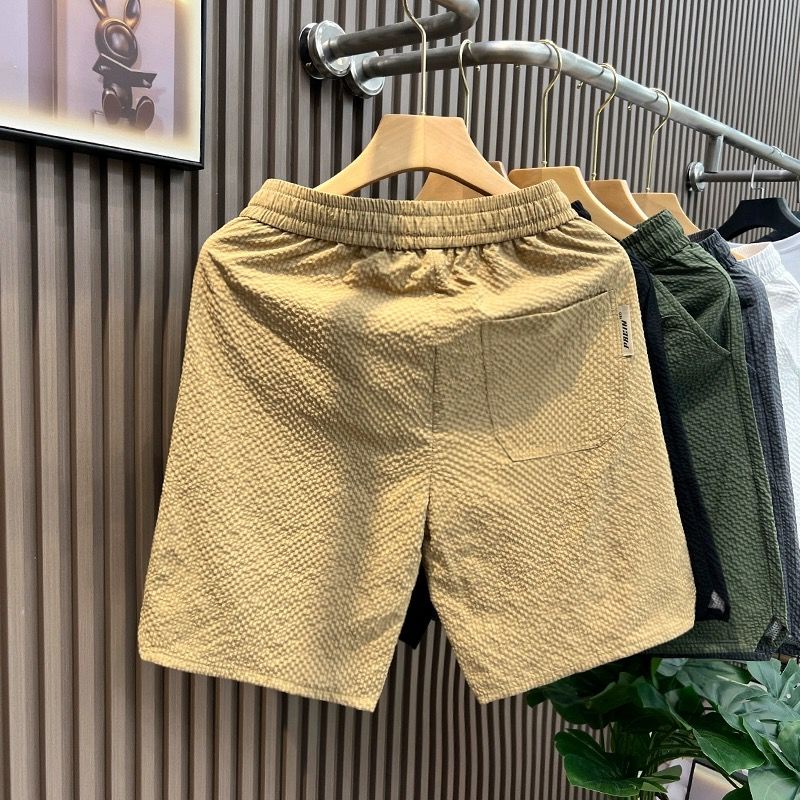 Quần Short Màu Trơn Dáng Rộng Thời Trang Mùa Hè Cho Nam