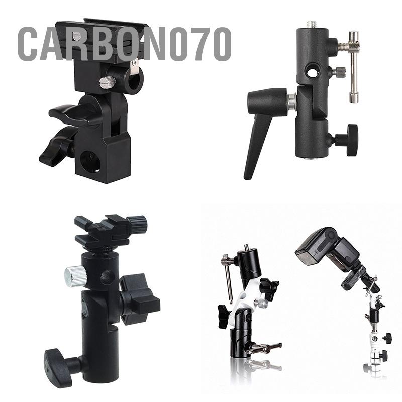 [Hàng HOT] Gá đèn Flash gắn máy ảnh Camera  - Đế giá đỡ đèn flash kẹp flash lên tripod bằng Kim Loại Đa Năng 【Carbon070】