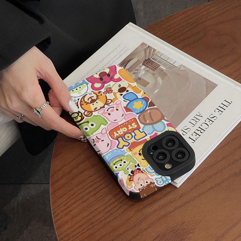 DISNEY Dễ Thương Ốp Điện Thoại Silicon Da Mềm Hình toy story Cho iphone 7 8 plus se x xr xs max 11 12 13 14 15 pro max 14 1 5 plus