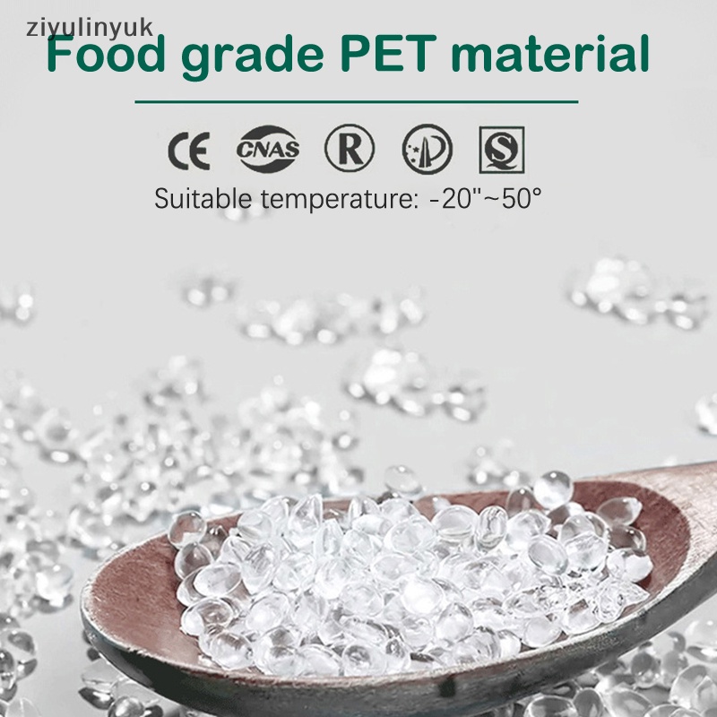Ziyulinyuk Bình Đựng Nước Ép / Trà Sữa Trong Suốt Dày Dặn Hình Gấu Con Rối Đáng Yêu Sáng Tạo