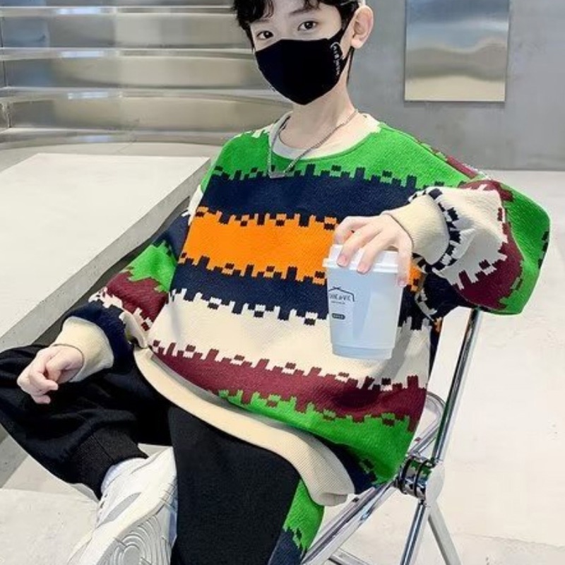 Michley Áo Sweater Thể Thao Thời Trang Xuân Thu Cho Bé Trai Trung Niên