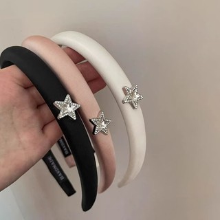 Băng đô cài tóc mỏng đính đá pha lê trái tim sang trọng cho nữ