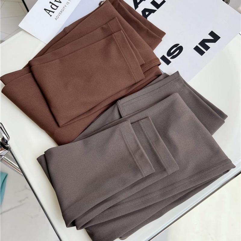 Quần Tập yoga 5A Màu nude Kháng Khuẩn Không Đường Viền Chữ t