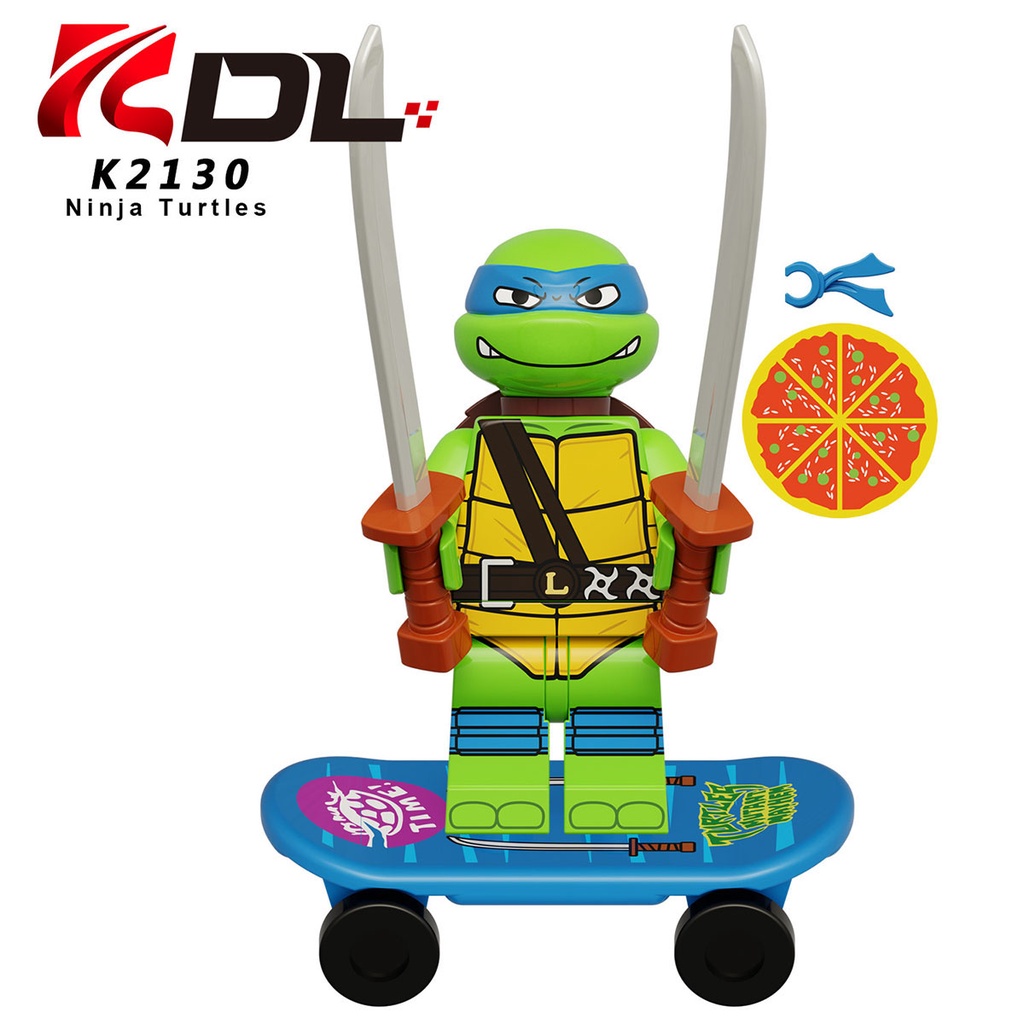 Mô Hình Đồ Chơi Lắp Ráp ninja Rùa Mini Giáo Dục Cho Bé