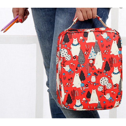 Mới Túi Đựng Bút Chì Màu 150 Lỗ 36 Lỗ Cho Học Sinh