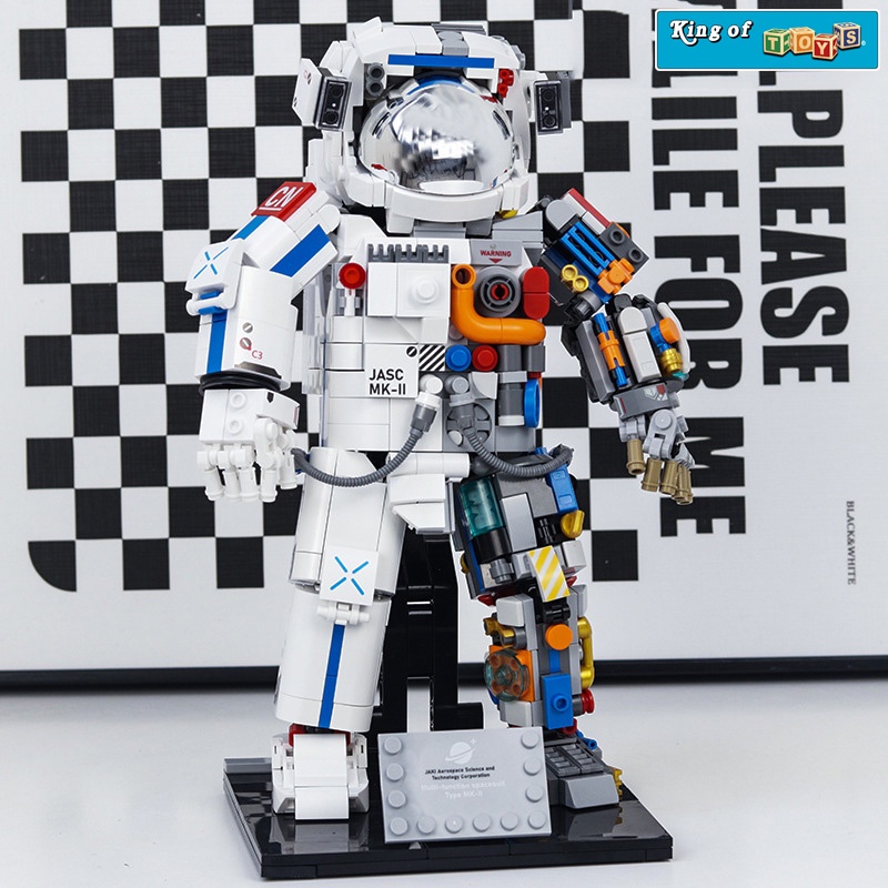 Đồ Chơi Lắp Ráp Kiểu Lego Mô Hình Phi Hành Gia Du Hành Vũ Trụ Dawn ASTRONAULT Jaki No.9106 Với 800 .