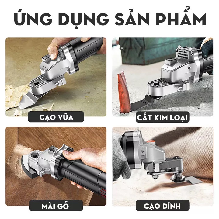 Bộ chuyển đổi máy mài thành máy cắt rung đa năng