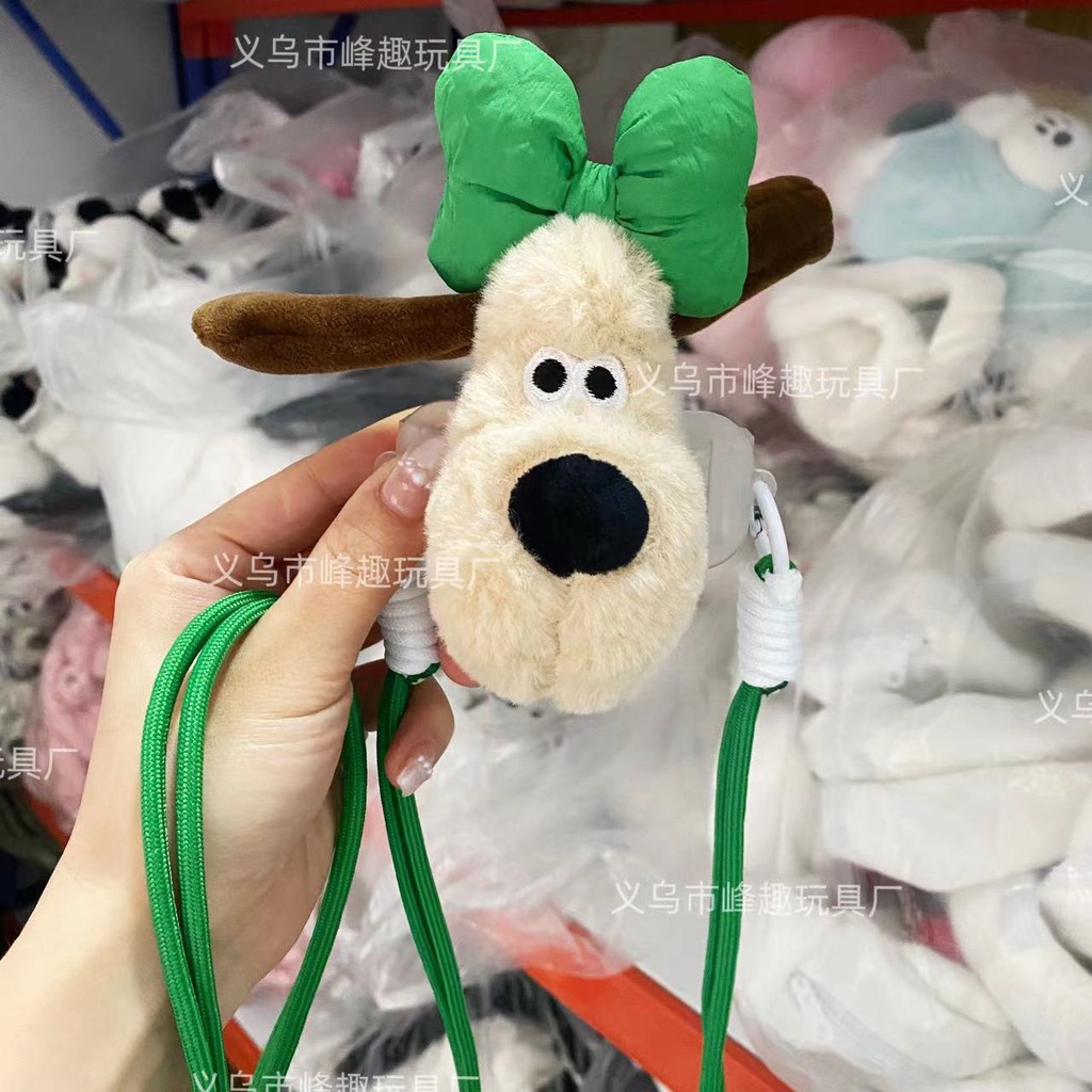 Ere1 wallace gromit Dây Đeo Chéo Sau Điện Thoại Hoạt Hình Ngoài Trời