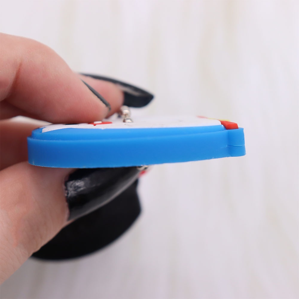1 Móc Khóa Silicon Hình Mèo Dễ Thương