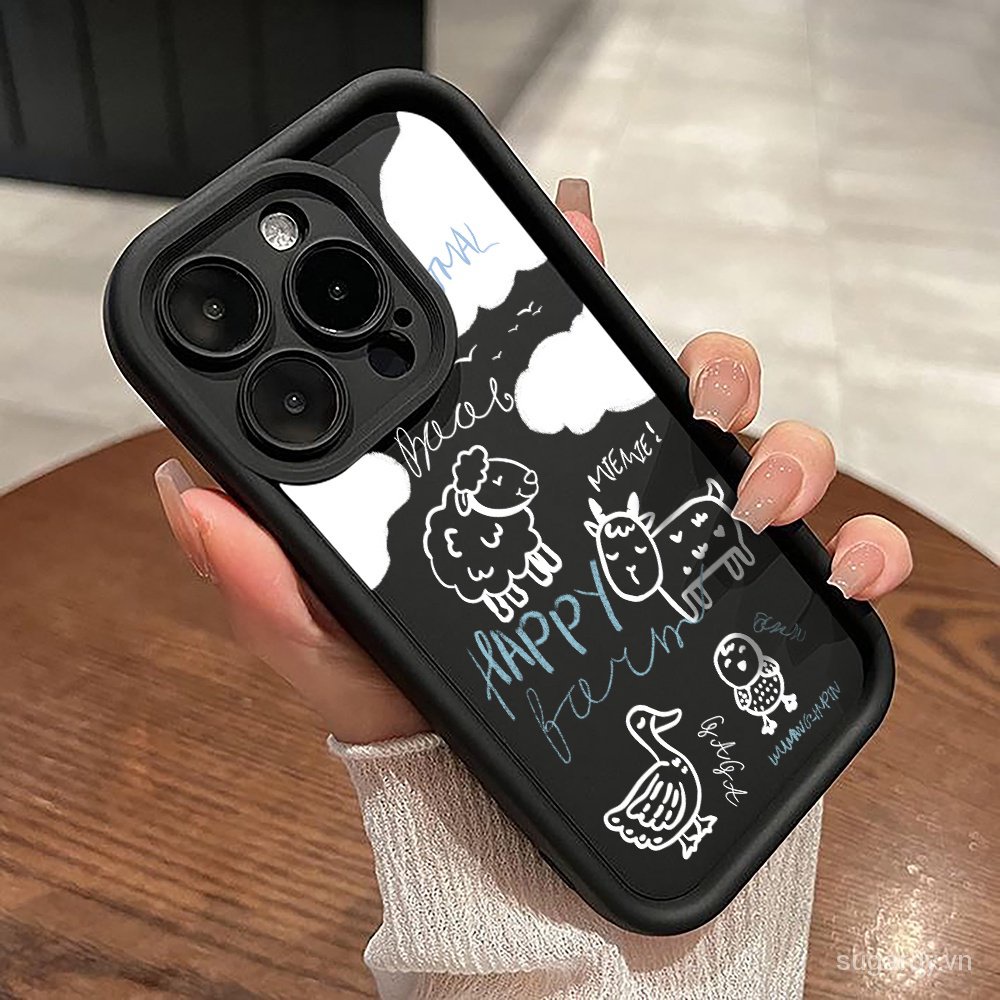 Ốp Điện Thoại Hình Vịt Cho iphone 15promax 15pro 14promax 13promax 15 14 13 12 11 pro max xr xs max 14plus 15plus 7 8 plus