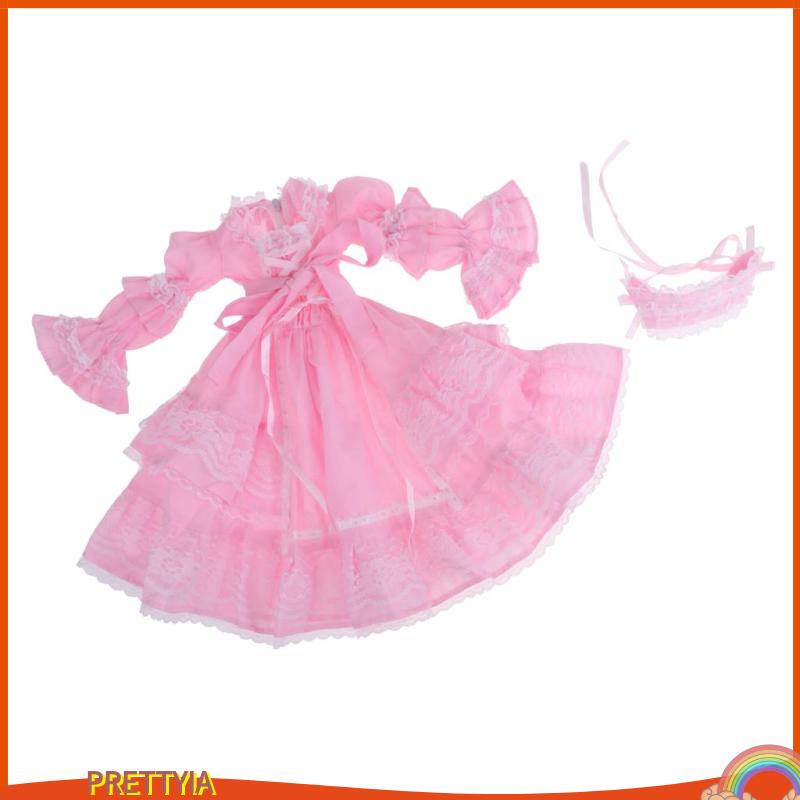 Đầm Công Chúa Kèm Băng Đô Xinh Xắn Cho Búp Bê 1 / 3