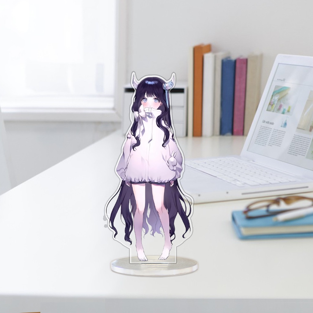 Standee mica Ani Decor siêu bền đẹp in hình các nhân vật anime trong Blue Archive 4 decor bàn làm việc góc học tập