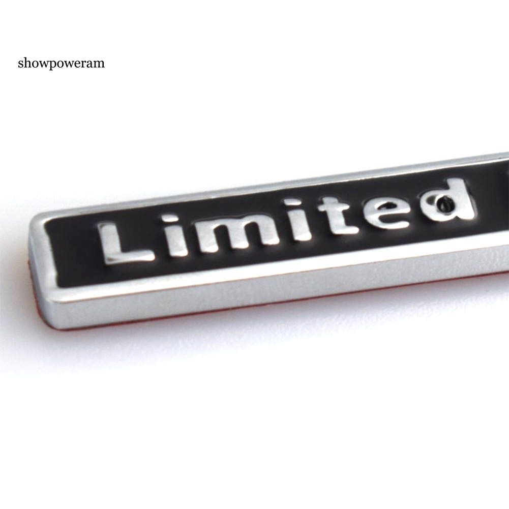 Tem Chữ limited edition Dán Trang Trí Thân Xe Hơi