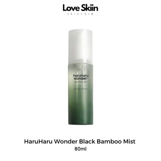 Xịt khoáng cấp ẩm HaruHaru Wonder Black Bamboo Mist 80ml