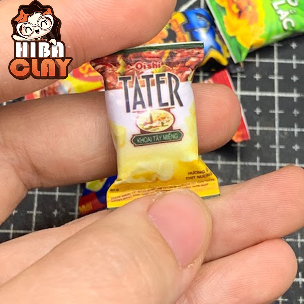 Snack 05 Minifood trang trí mô hình, đồ ăn mini mô hình cho búp bê