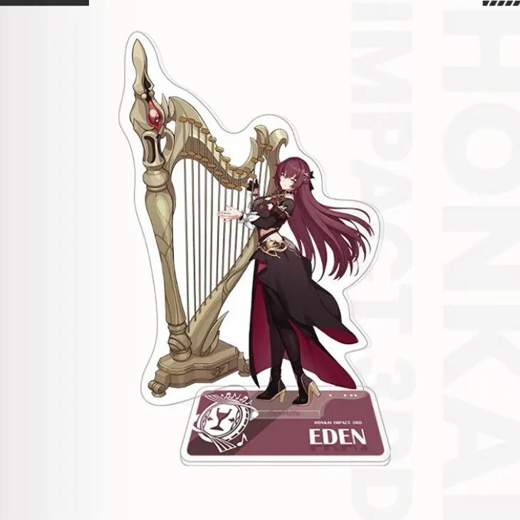 Mô hình Standee Honkai Impact 3 The Thirteen Flame Chasers Elysia Aponia Phụ kiện trang trí để bàn góc học tập