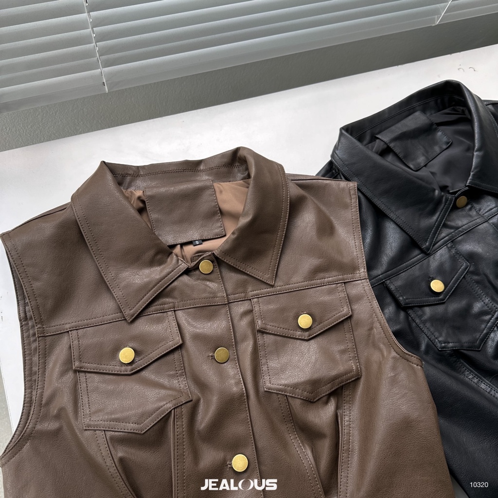 Áo gile da túi hộp level - 10320