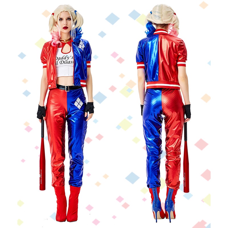 Harley quinn Bộ Trang Phục Hóa Trang halloween / Giáng Sinh Toàn Thân Cho Nữ