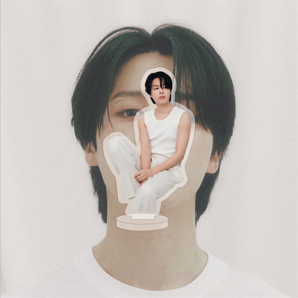 Album Ảnh bts 2023 jimin Hai Mặt Trang Trí Bàn Làm Việc