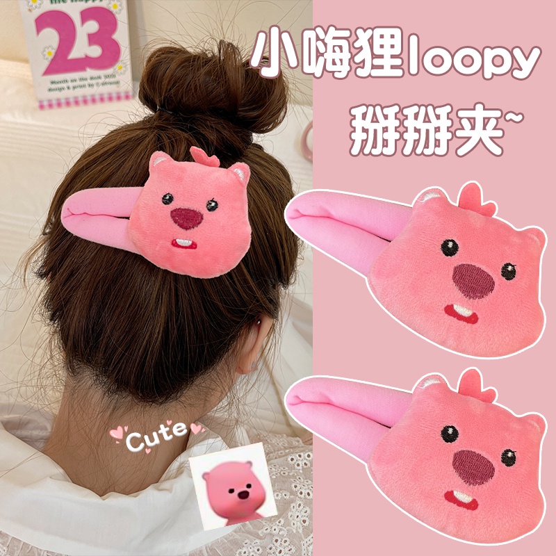 Mh Kẹp Tóc bb Hình Búp Bê Hoạt Hình Dễ Thương Cho Nữ