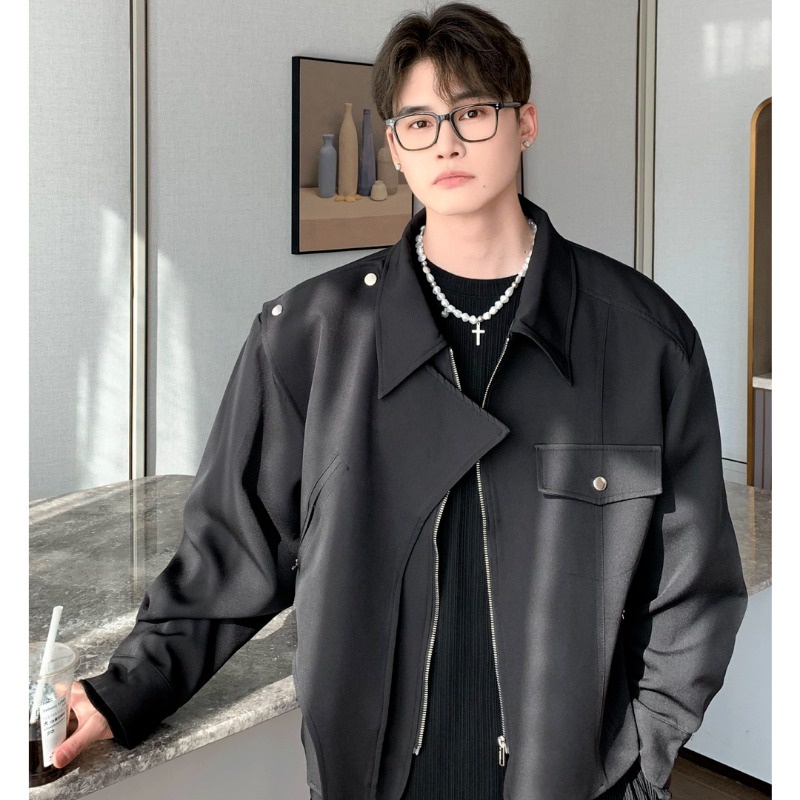 Áo Khoác Khóa Kéo Nhẹ Nhàng Phong Cách Hàn Quốc Hợp Thời Trang Cho Nam
