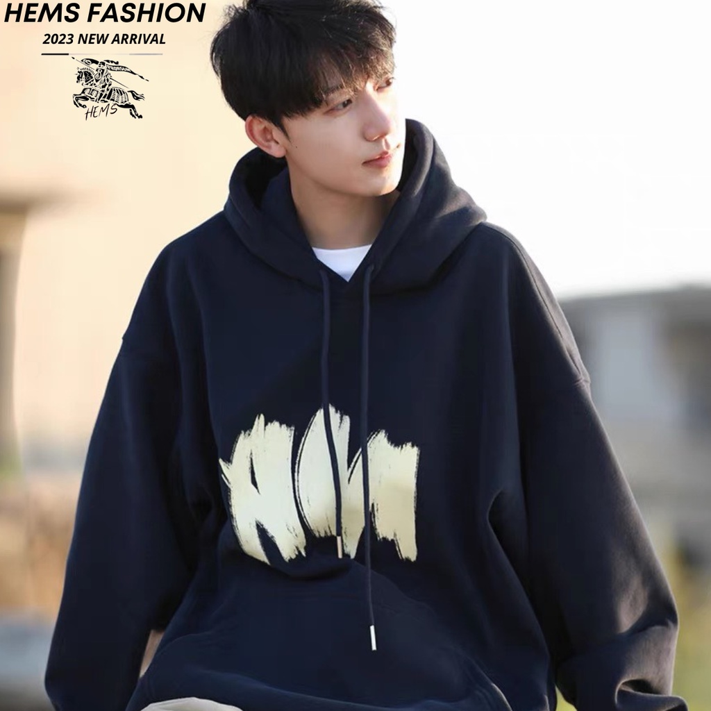 Áo Hoodie Nỉ Bông AM Unisex, Áo Hoodie Basic Hottrend 2023 Hems Fashion