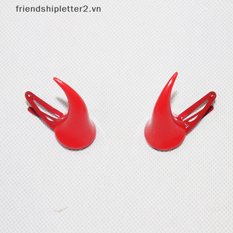 Set 2 Kẹp Tóc Sừng Quỷ Hóa Trang halloween Cho Nữ