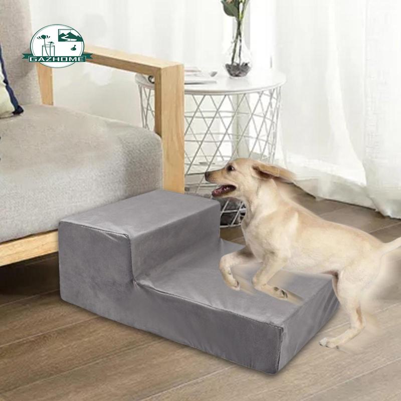 Bậc Thang 2 Bước Có Thể Tháo Rời Kèm Vỏ Bọc Bậc Thang Cho Thú Cưng