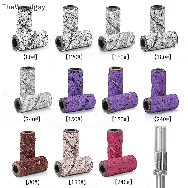 Bộ 80 / 150 / 180 / 240 Vòng Cát Mài Móng Tay Điện Tiện Dụng