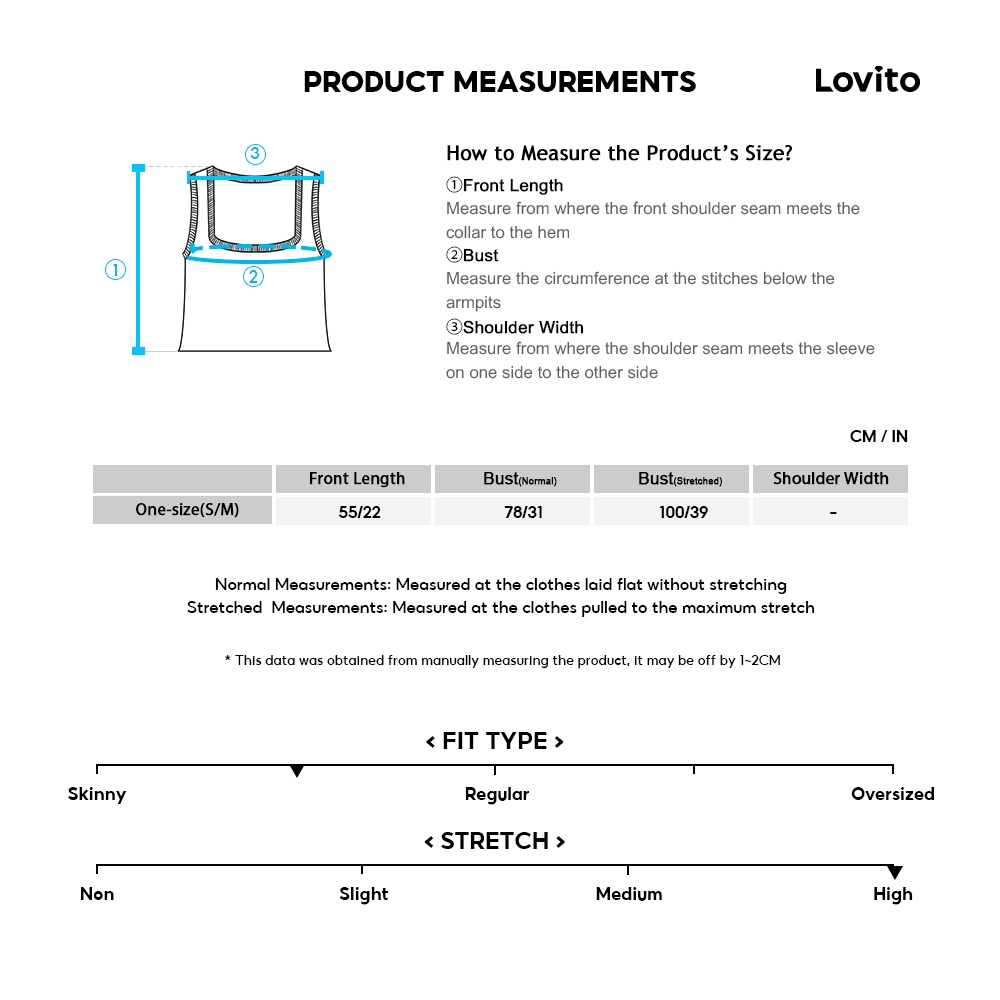 Áo dệt kim Lovito co giãn cao đơn giản màu trơn thường ngày cho nữ LNE17174