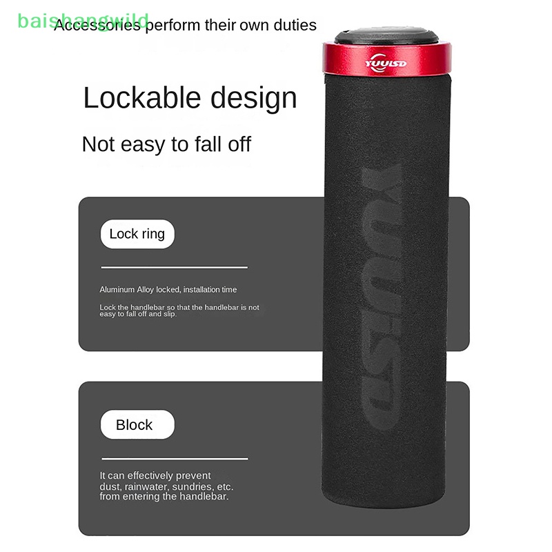 Tay Nắm Xe Đạp Leo Núi basl Bằng silicone Bọt Biển Siêu Nhẹ