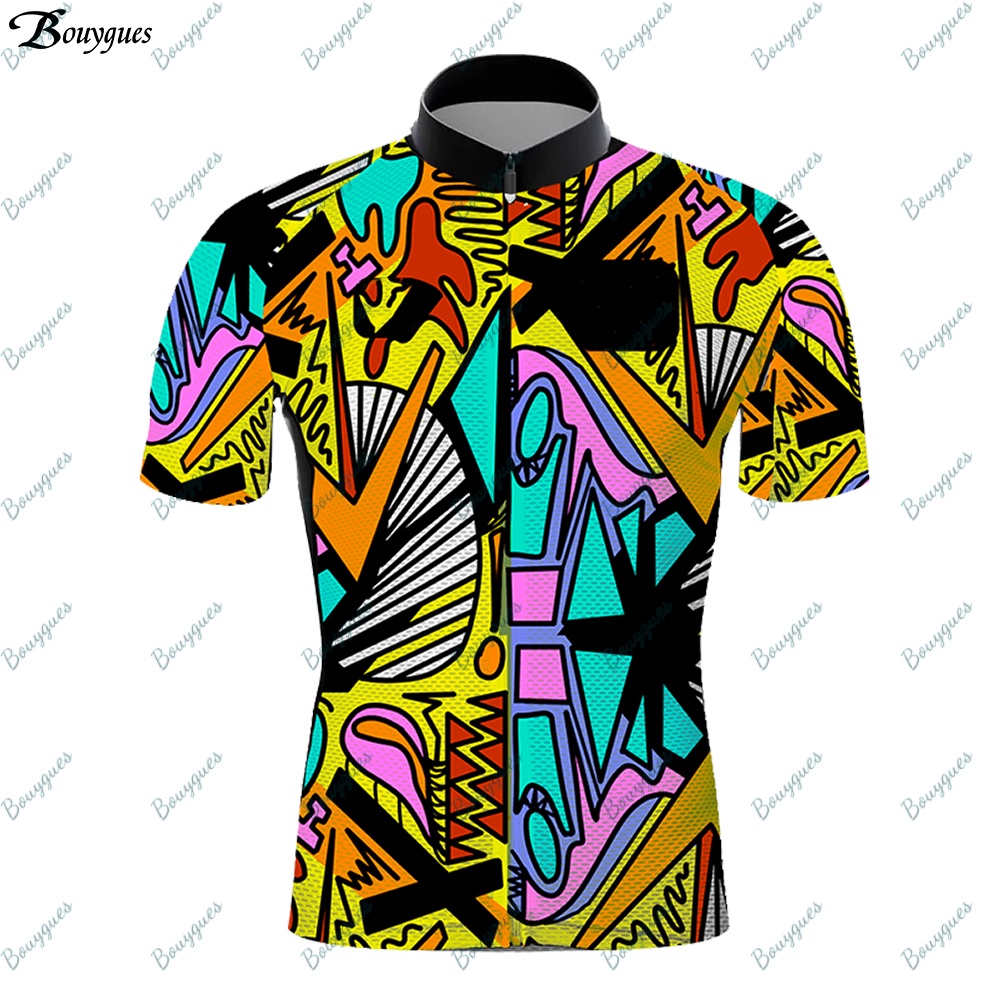 Mới Áo Thun Đạp Xe Leo Núi In Hình mtb Thời Trang Mùa Hè Cho Nam