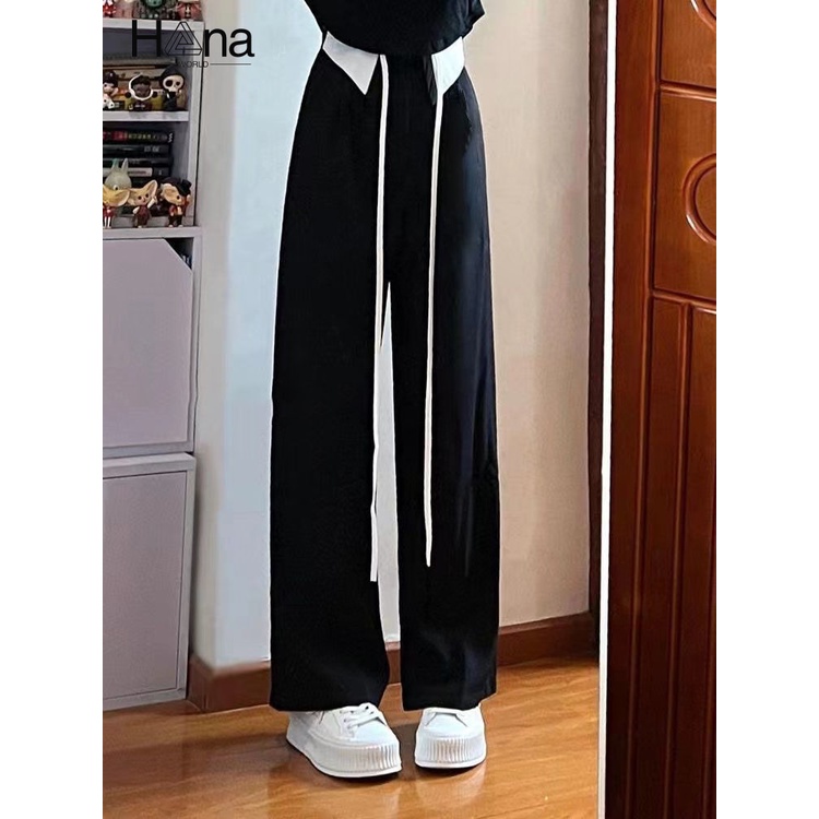 Hana quần ống rộng Quần Túi Hộp Thông thường Fashion Thời trang comfortable WGK23A07TX 41Z231013