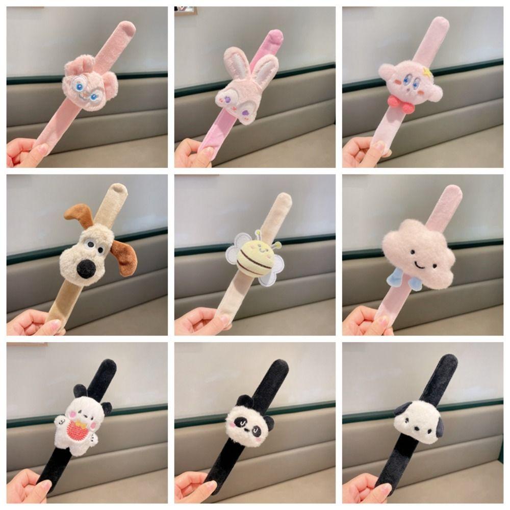 Mluck Đồ Chơi Vòng Tay Khỉ / Cá Sấu / Gấu Trúc Nhồi Bông Mềm Mại Dễ Thương Dành Cho Bé