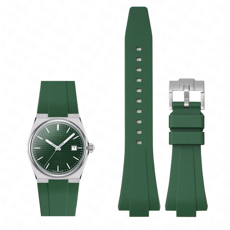 Dây Đeo Đồng Hồ t137.407 / t137.410 Bằng silicone Cao Su Đôi 11mm 12mm Tháo Gỡ Nhanh Cho tissot prx